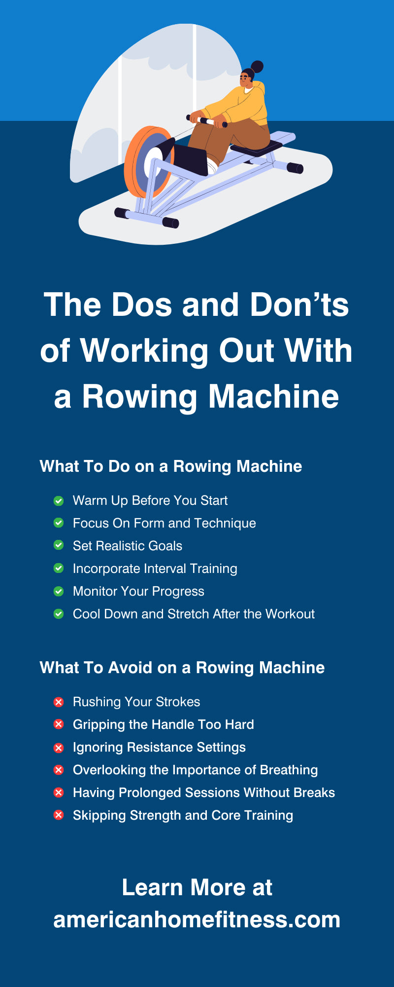 The Dos and Don’ts of Working Out With a Rowing Machine